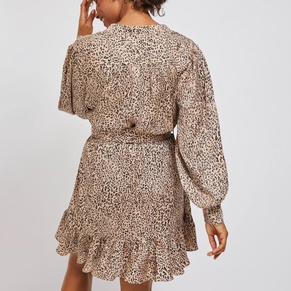 Anthropologie Laurie Cheetah Mini Dress - Picture 3 of 6